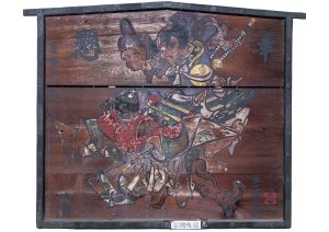 草慴曳図(初代 鳥居清信筆)